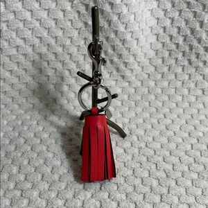 Coach Watermelon Tassel Keychain